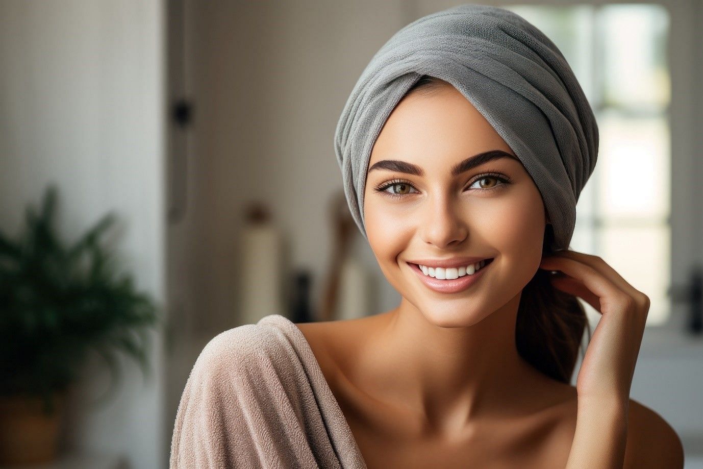Wearing satin bonnets over the hair gives better results (Image by Yulia Gapeenko on Vecteezy)